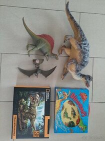 Dino,dinosauři set/figurky,3D stavebnice,knizka,puzzle. - 2