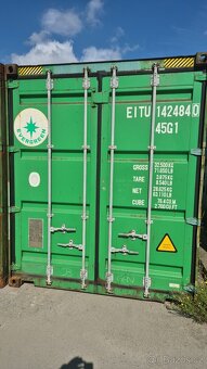 12m lodní kontejner – zachovalý stav, ideální pro stavbu. - 2