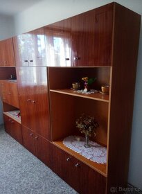 Pokojová obývací stěna , světlý mahagon - 2