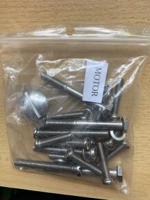 Jawa 550 - Set leštěných nerezových šroubků - 2