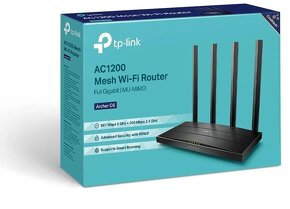 WiFi router TP-Link Archer C6 V3.2  nový - 2