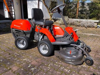 Husqvarna Rider 112C  + vozík Hecht - 2