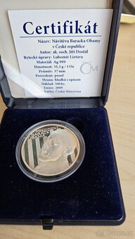 Medaile Barack Obama 1 OZ 1xAu 1xAg - 2