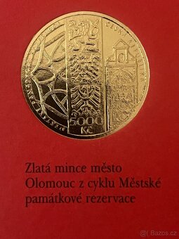Zlato / zlatá mince MPR OLOMOUC Proof - 2