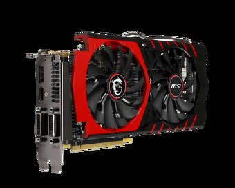 MSI GTX 970 GAMING 4G OC, 4GB GDDR5 - DVI, DP, HDMI - 2