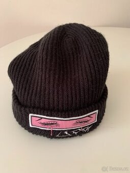 Zimní čepice s výšivkou - černá, unisex - 2