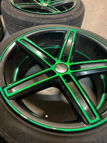 Alu kola OXIGIN 18” Mercedes Audi , Skoda VW 5x112 zelená - 2