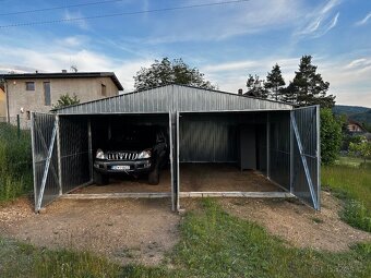 Garáž 6x6m pozinkovaný plech - 2
