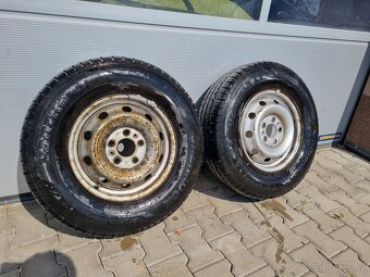 Pneu 225/70 R15C Hankook + disk 5x130,ET68 - 2ks - 2