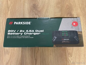 Parkside - Dvojitá rychlonabíječka PDSLG 20 B1 - Nova + Zar - 2