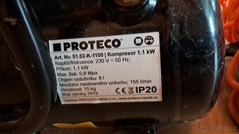 Proteco Kompresor 1,1kW, 51.02-K.1100 - 2