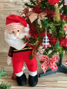 Ozdobený vánoční stromek 160cm a Santa - 2