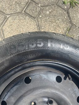 plechové disky 6Jx15 + gumy 195/65 R15 - 2