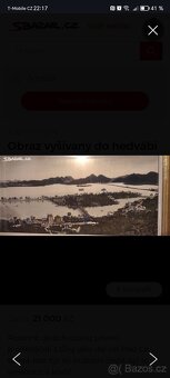 Obraz vyšívaný do hedvábí ČÍna r. 1955 Mao Ce tung - 2
