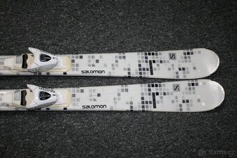 dámske lyže salomon 144 cm , lyžaky - 2
