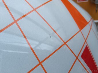 Retro lustr, sklo Brusel - 2