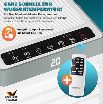 Klimatizace Monanza WIFI MZKA1000 9000BTU 4 v 1 - 2