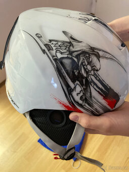 Dětská lyžařská helma TecnoPro + brýle Stuf - 2