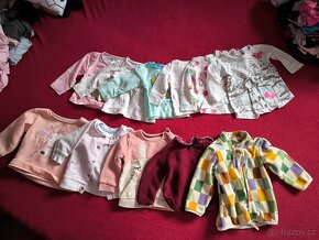 Oblečení pro miminko holčičku, velikost 74, 90ks - 2