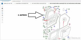 Těsnící lišty zadních dveří Ford Sierra - 2