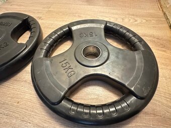 2x 15 kg pogumovane top stav - 2