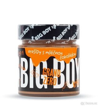 BIG BOY Grand Zero Arašídový krém s mléčnou čokoládou 250g - 2
