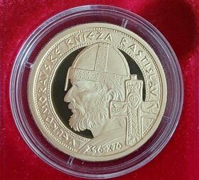 Zlatá zberateľská minca 100€ Knieža Rastislav 2014 - 2