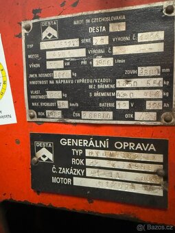 Vysokozdvižný vozík DESTA DVHM 1622 LX - 2