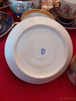 Souprava vídeňského porcelánu - 2