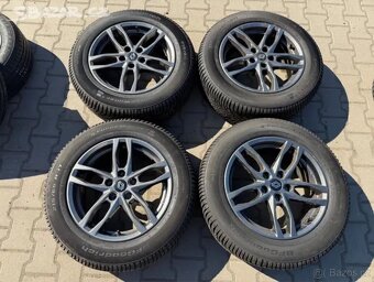 4x al kola 5x114.3 17 + pneu zimní 215/65 R17 - 2