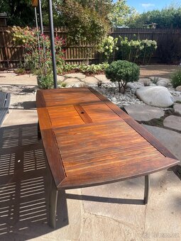 Zahradní stůl rozkládací Mountfield Teak 230x100cm - 2