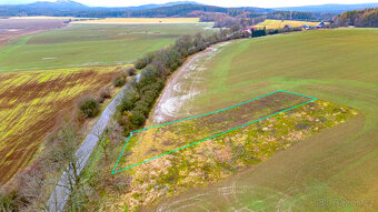 Stavební pozemek, 3km od dálnice D5, Těškov, o.Rokycany - 2