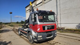 MAN TGM 18.340 Hákový nosič kontejnerů PALFINGER - 2