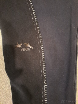 Krásné nenošené tmavě modré rajtky HKM vel. 40 - 2