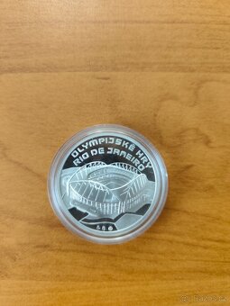 Pamětní stříbrná medaile – LOH Rio de Janeiro 2016 - 2