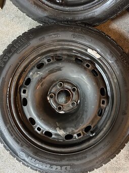 Plechové Disky 5X100 R15 Zimní Pneu 185/60/15 - 2