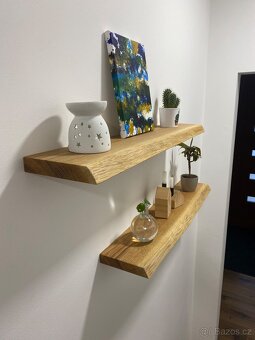 Masivní dubové police - 2