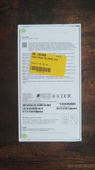 iPhone 16e 256GB černý, nerozbalený - 2