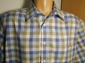 Pánská kostkovaná košile Walbusch/L/2x64cm - 2