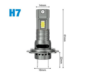LED žárovky H7 - 2