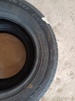 2 letní nepoužité pneumatiky 145/80R12 - 2
