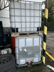 2x nádrž IBC po oleji - 2