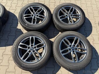 4x al kola 5x114.3 17 + pneu zimní 215/65 R17 - 2