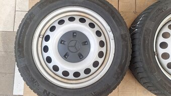 Sada disků Mercedes 5x112 zimní pneu 235/55 R17 6mm V Klasse - 2