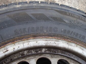 Zimní pneu 215/65 R16 C disky vw Transporter - 2