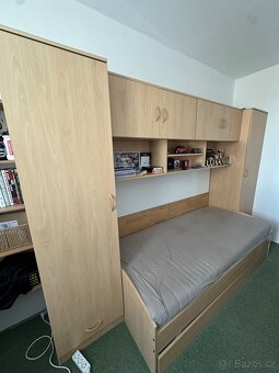 Skříňová sestava a postel dětský/studentsky pokoj - 2