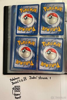 Kusové karty TCG Pokémon STARÉ PŘES 20LET (ORIGINÁL) - 2