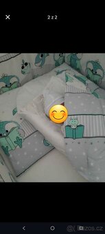 Dřevěná dětská postýlka - 2