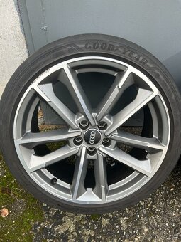 Alu kola R18 5x100 Audi + Letní pneu 215/40/18 Goodyear - 2