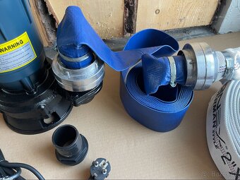 Kalové čerpadlo s drtičem a hadicí - 2